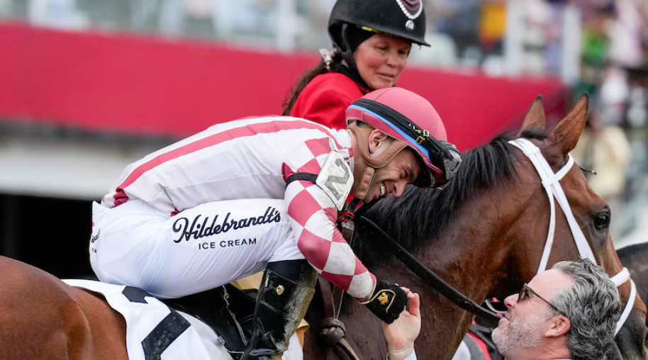 Official 2025 Preakness Hat Signed by Umberto Rispoli