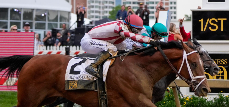 Official 2025 Preakness Hat Signed by Umberto Rispoli