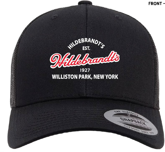 Hildebrandt’s Black & Red Sponsor Hat – Junior Alvarado, 2025 Kentucky Derby